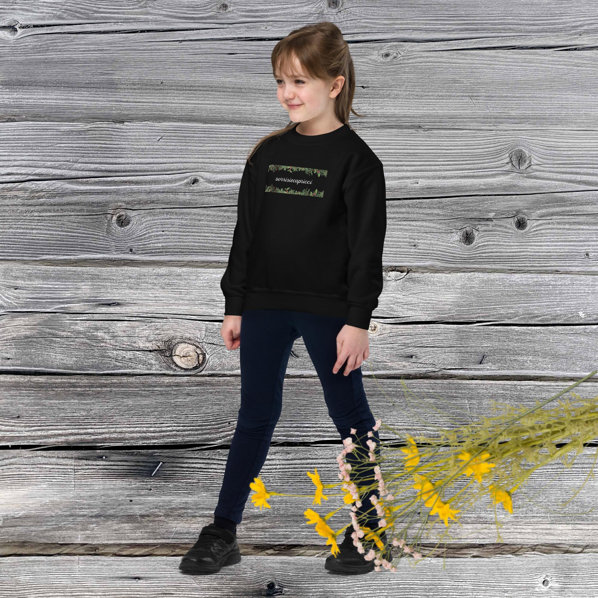 Felpa girocollo sorrisiecapricci giovanile - immagine 2