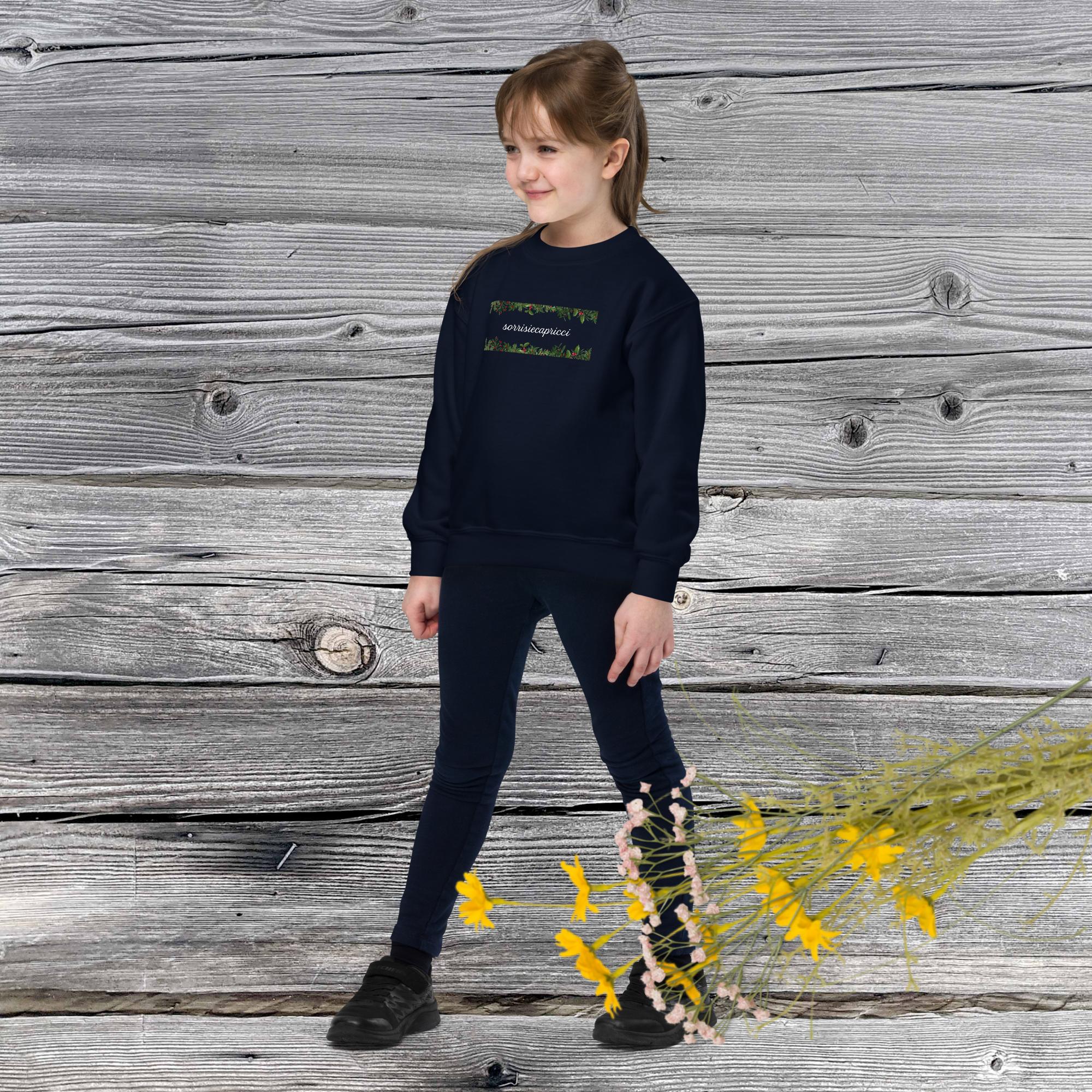 Felpa girocollo sorrisiecapricci giovanile - immagine 5