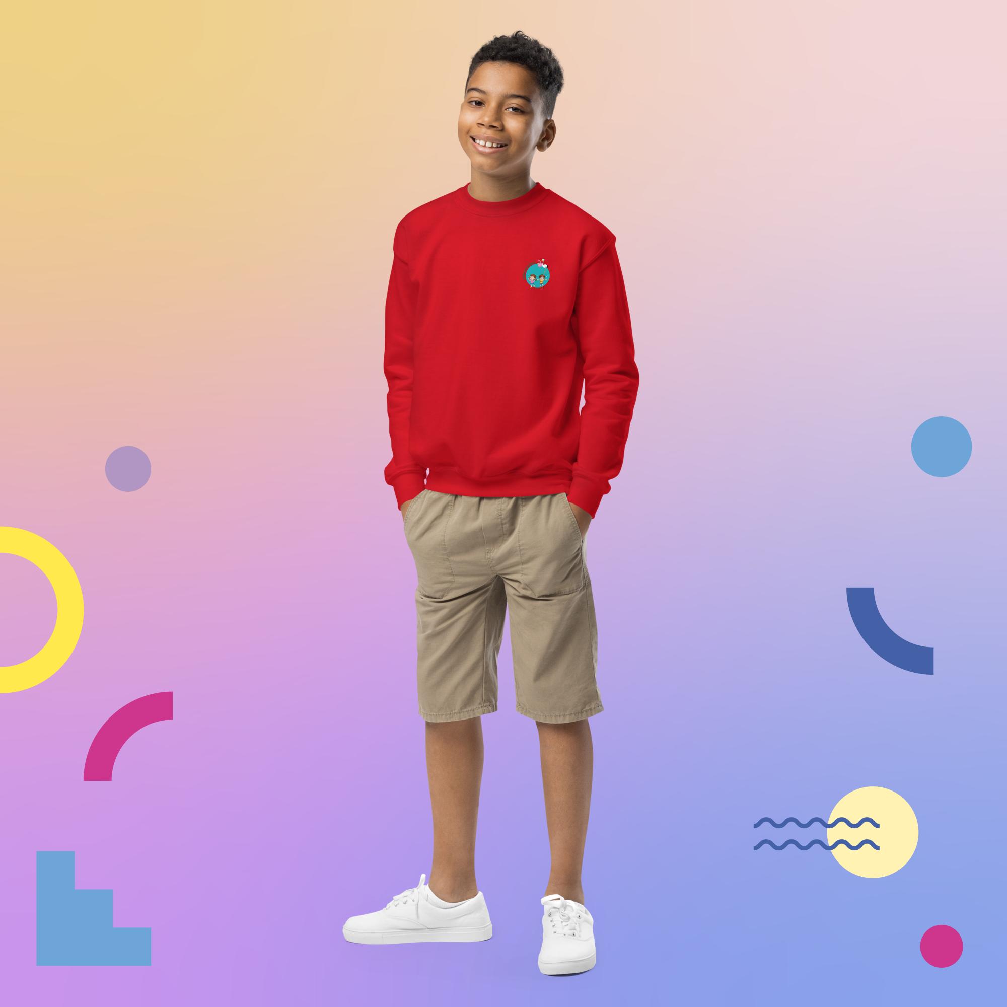 Felpa girocollo giovanile - immagine 3