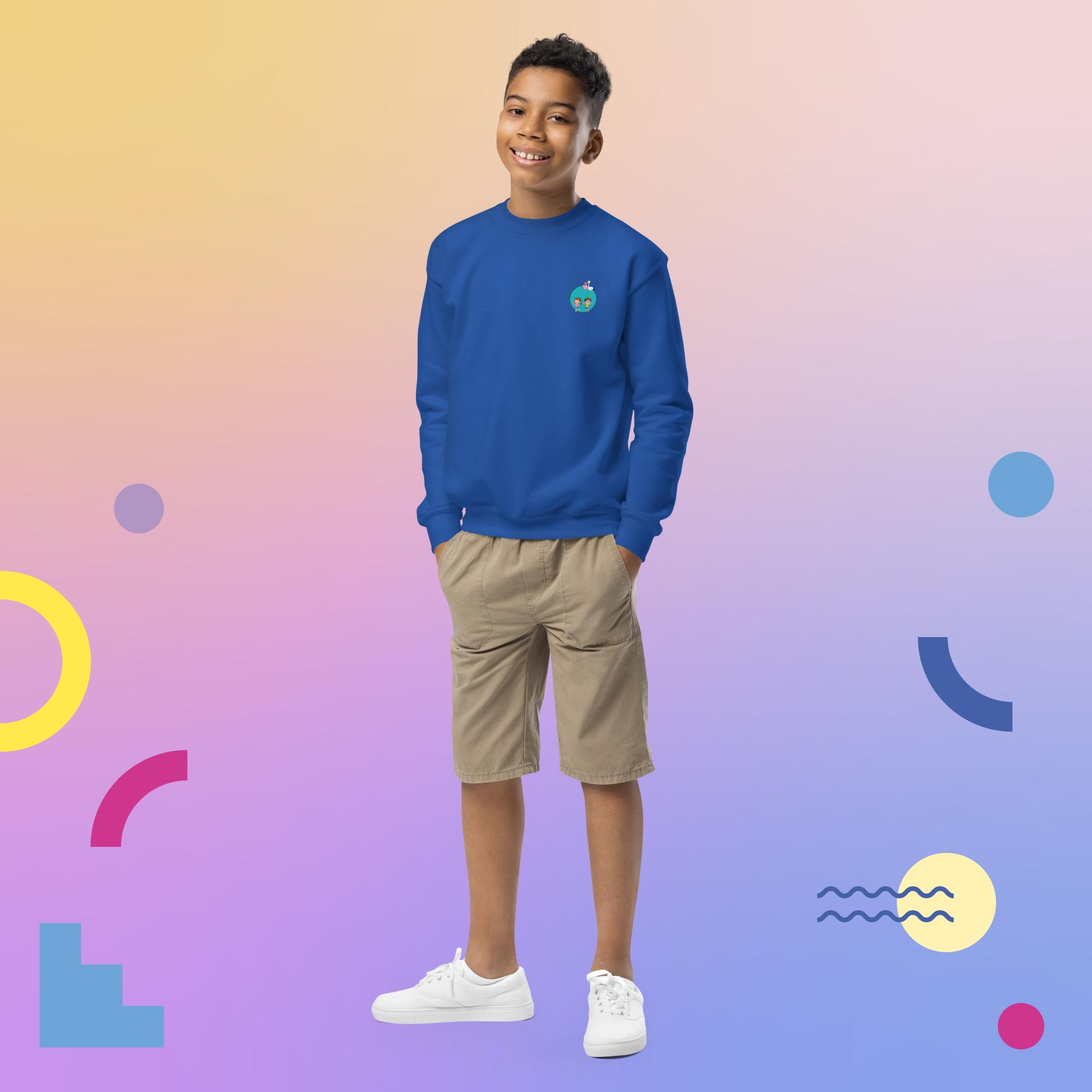 Felpa girocollo giovanile - immagine 4