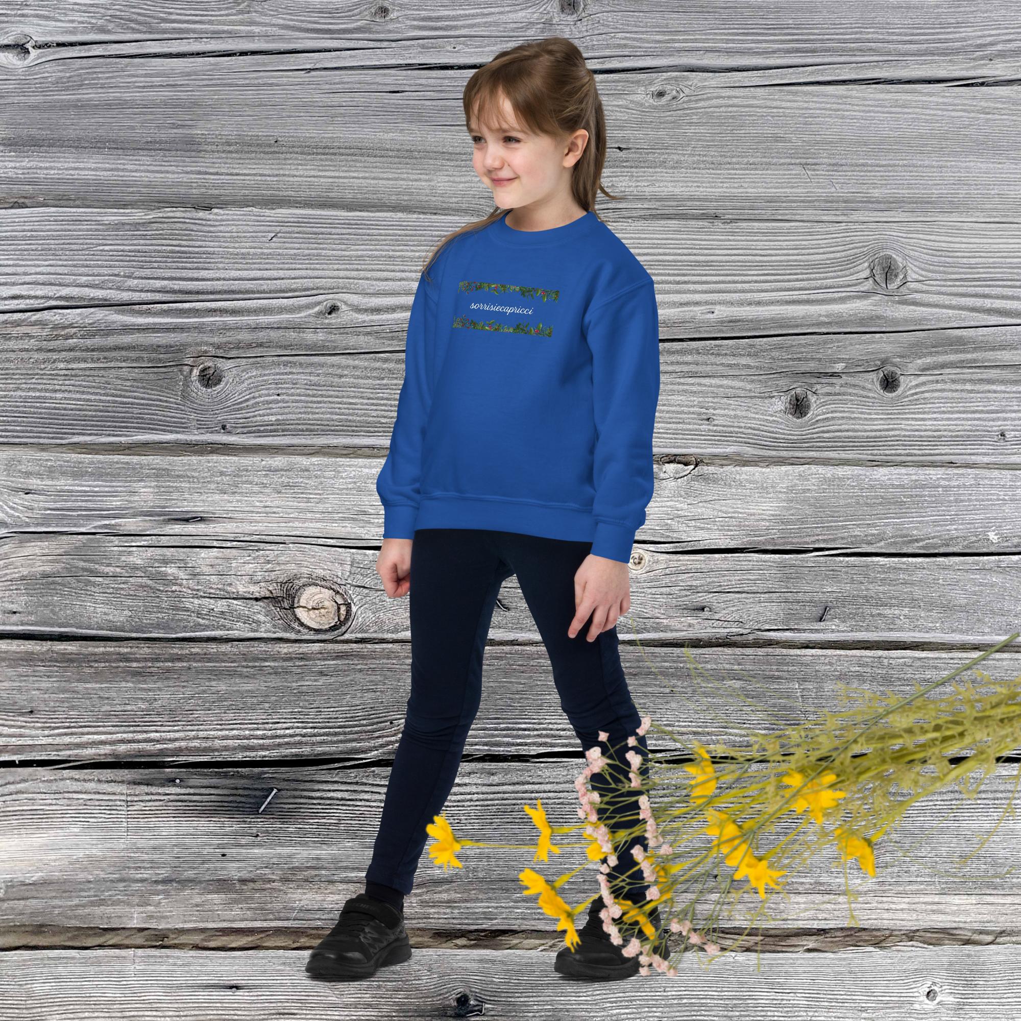 Felpa girocollo sorrisiecapricci giovanile - immagine 6