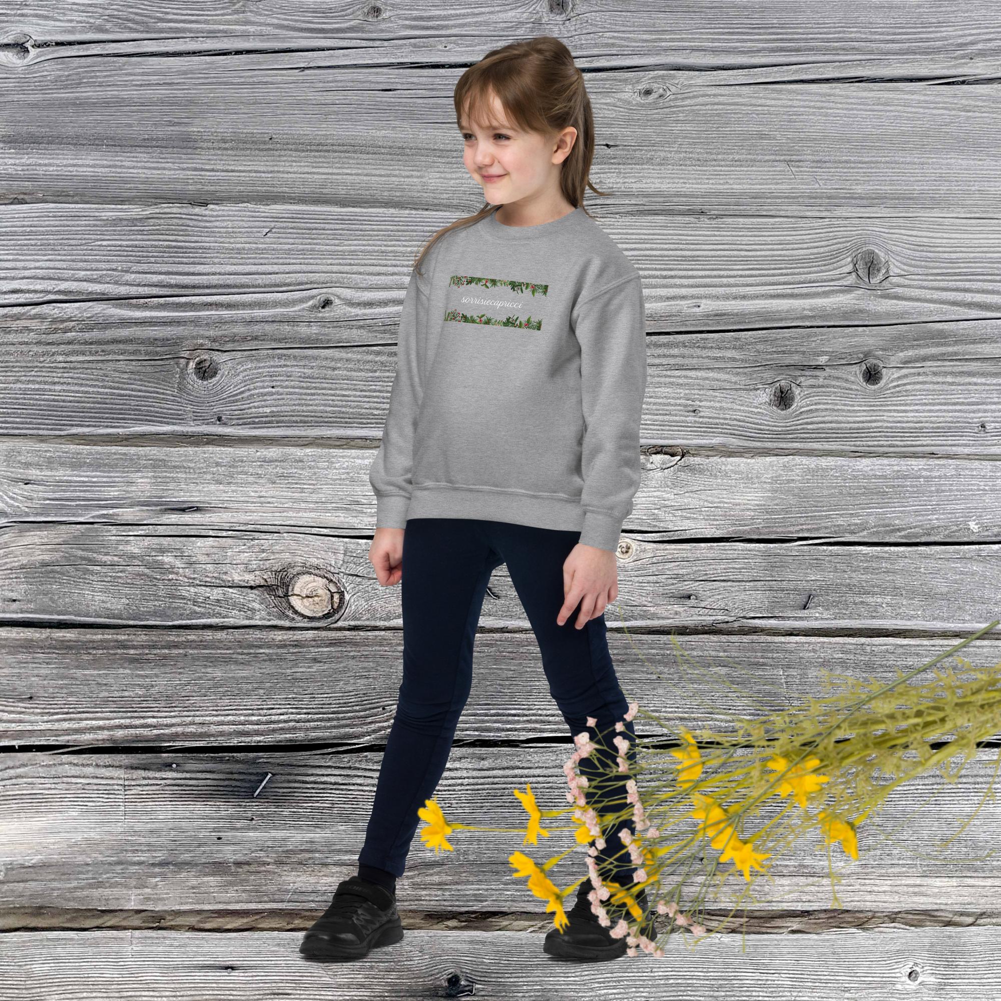 Felpa girocollo sorrisiecapricci giovanile - immagine 7