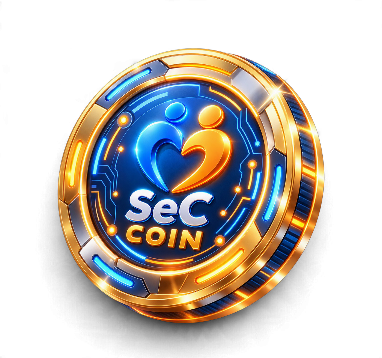 Concept grafico SeC Coin, sistema di crediti in progettazione